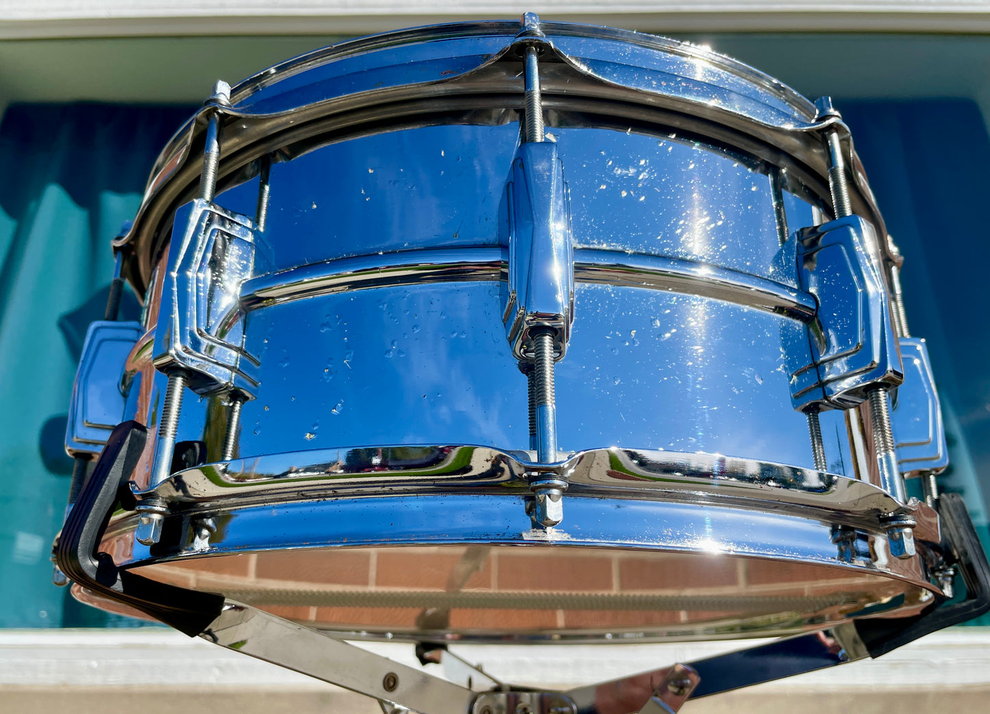 1970s Ludwig LM402 Supraphonic 6.5x14 Snare Drum