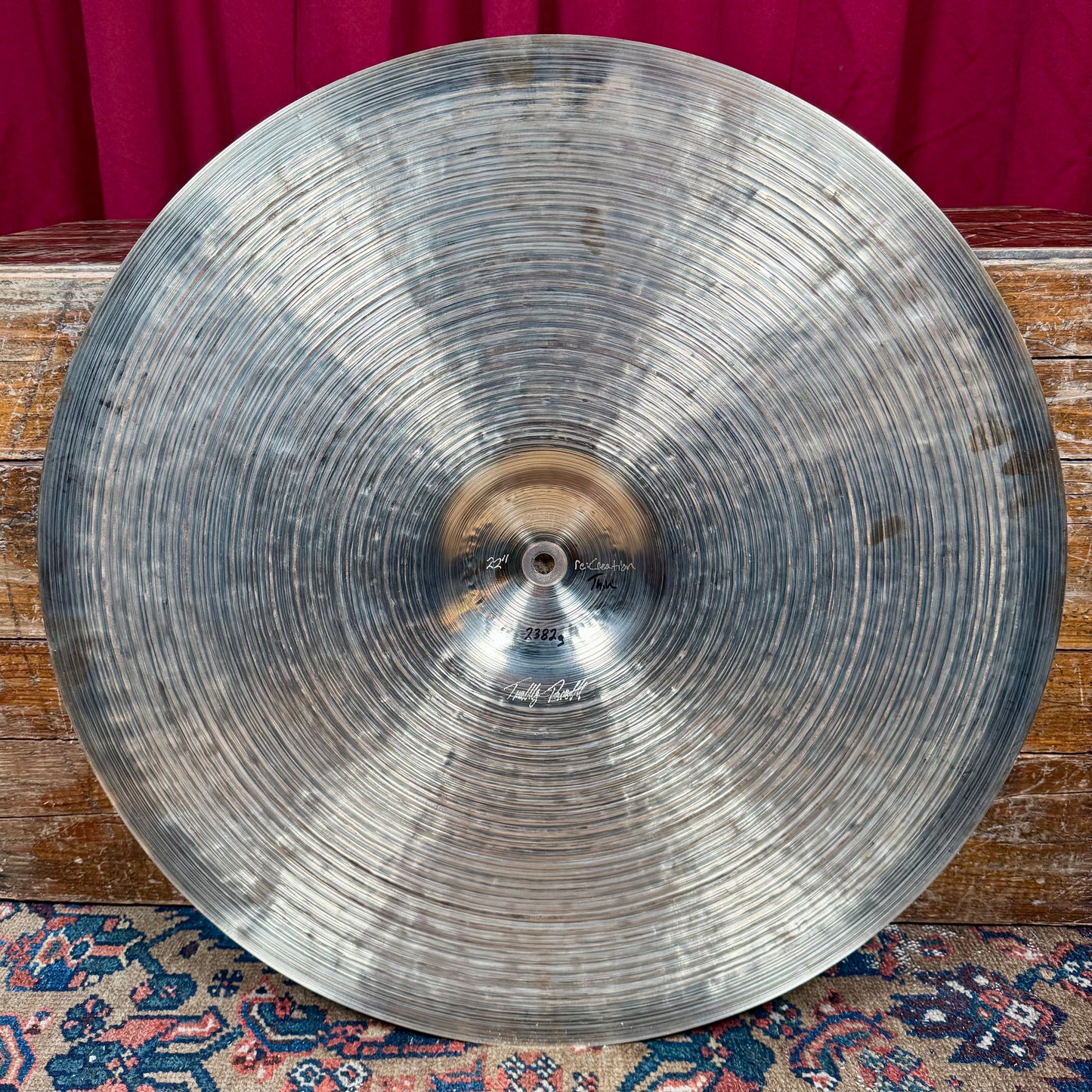 22" Timothy Roberts re:Creation Thin Ride Cymbal 2382g *Video Demo*