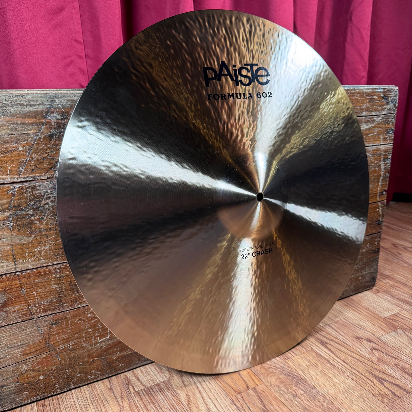 22" Paiste Formula 602 Modern Essentials Crash Cymbal 2500g *Video Demo*