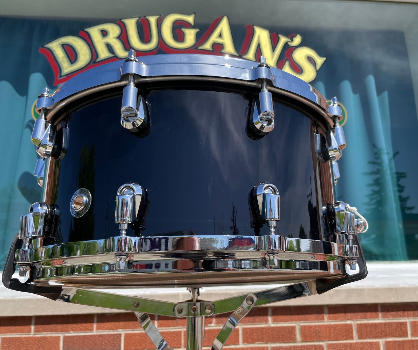 2004 Yamaha 7x14 Birch Custom Absolute Snare Drum Black MIJ