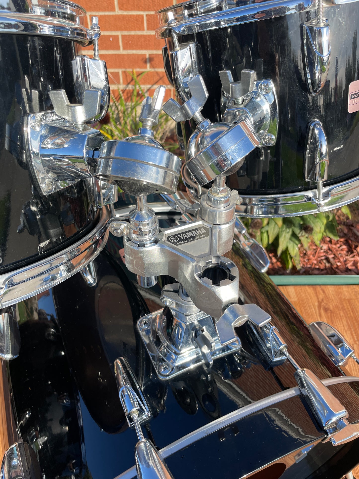 1985 Yamaha 8000 Tour Custom Drum Set 20/10/12/14 Solid Black MIJ