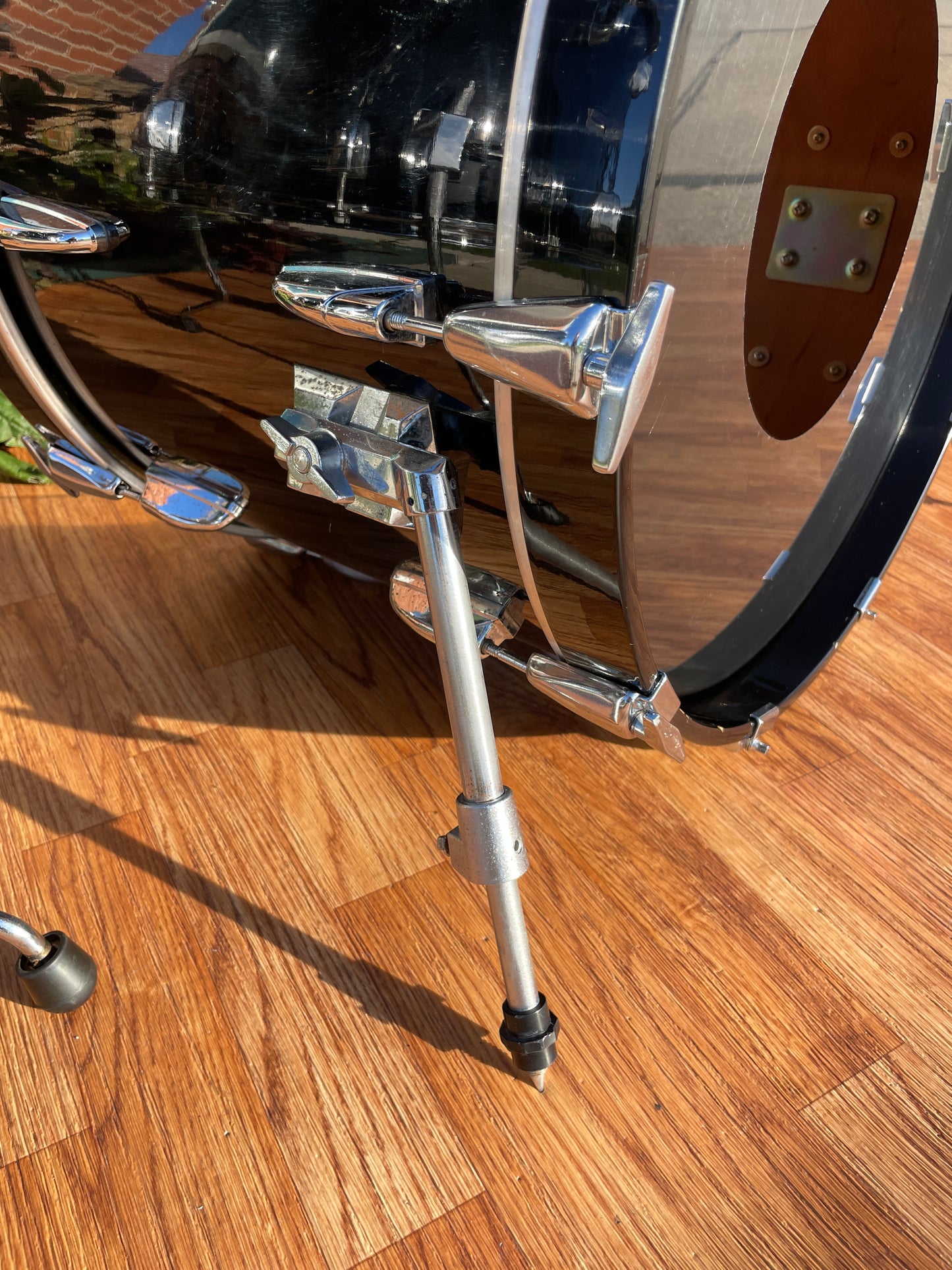 1985 Yamaha 8000 Tour Custom Drum Set 20/10/12/14 Solid Black MIJ