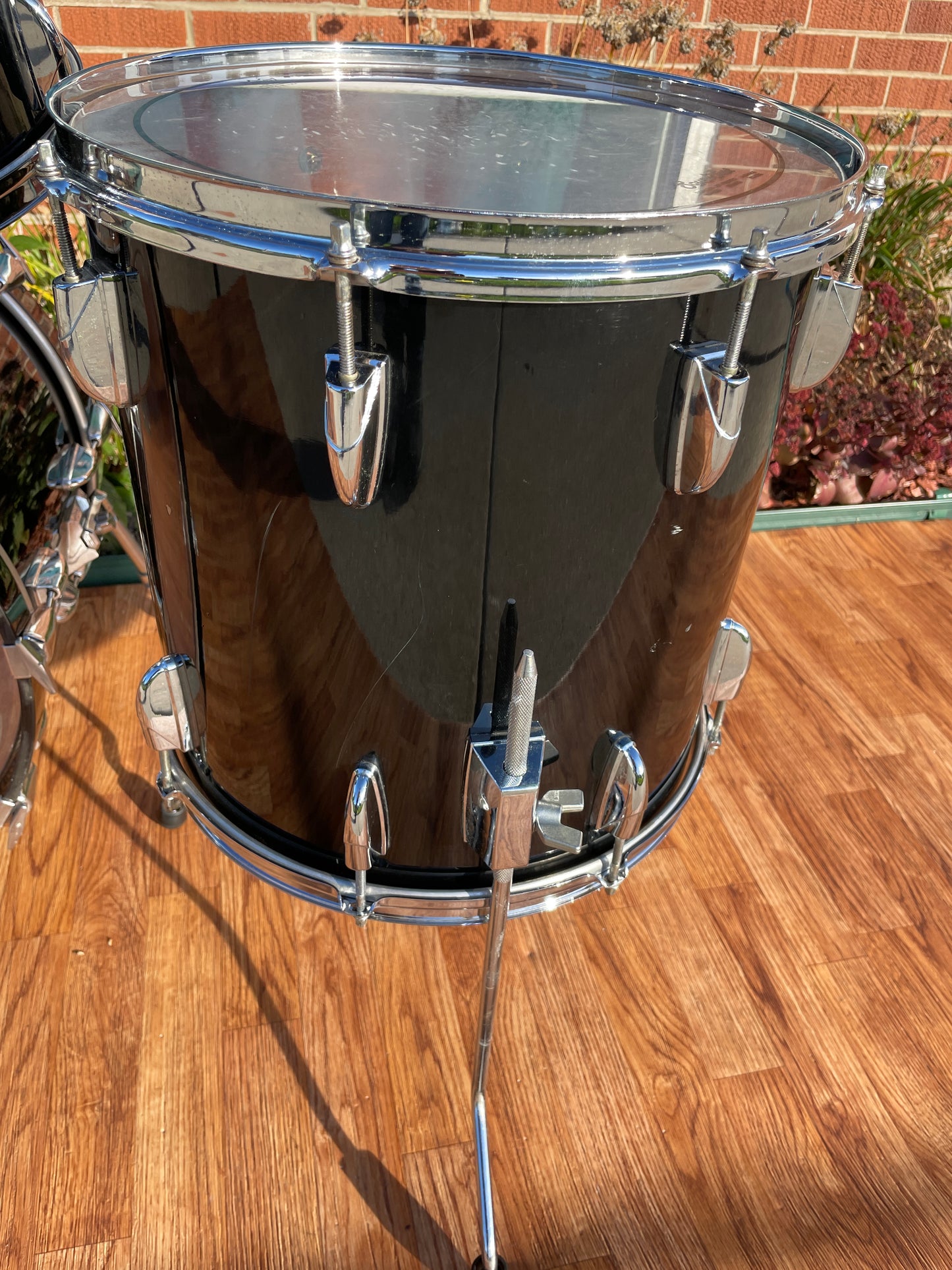 1985 Yamaha 8000 Tour Custom Drum Set 20/10/12/14 Solid Black MIJ