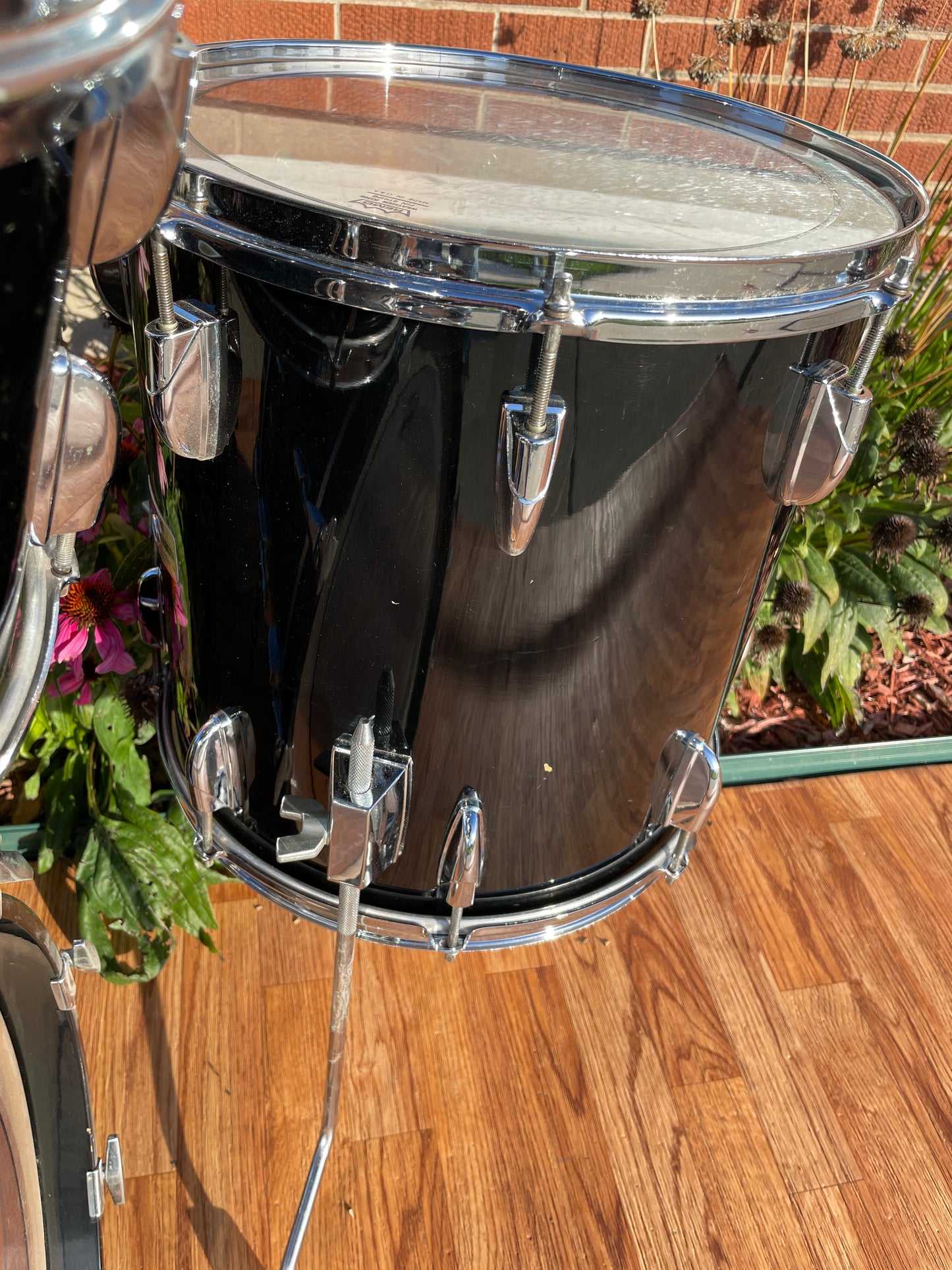 1985 Yamaha 8000 Tour Custom Drum Set 20/10/12/14 Solid Black MIJ