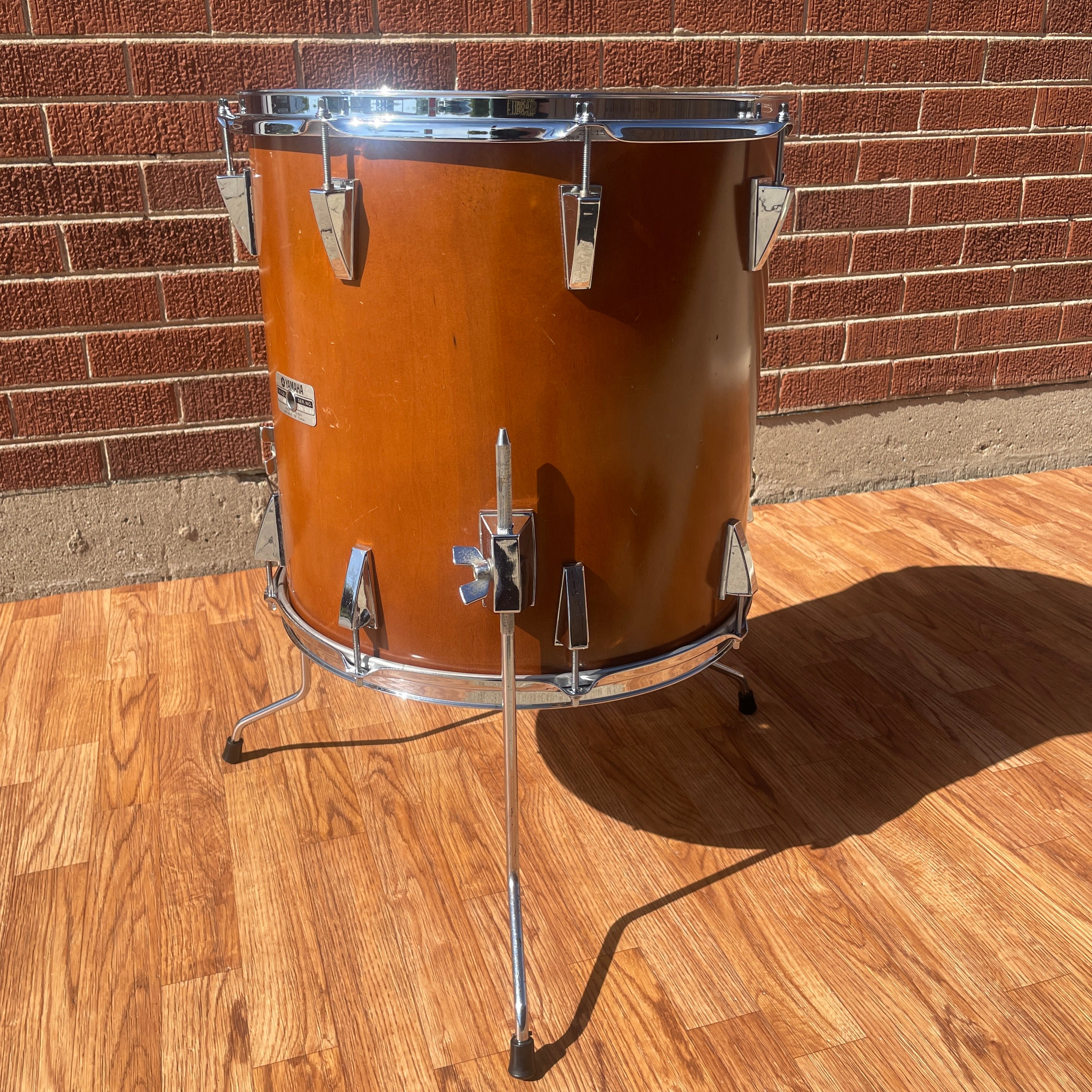 YAMAHA 太鼓 1970s Yamaha 16x16 7000 Series Floor Tom Drum Real Wood FT