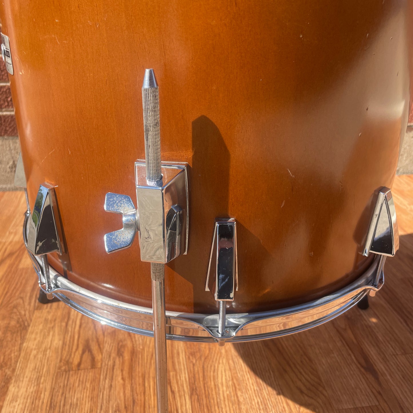 1970s Yamaha 16x16 7000 Series Floor Tom Drum Real Wood FT-716D
