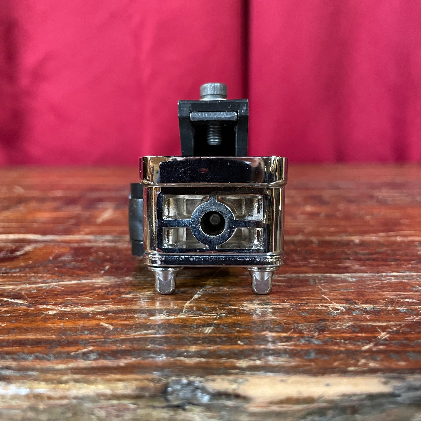 Nickel Drumworks Piston Snare Throw Off Strainer and Butt Plate