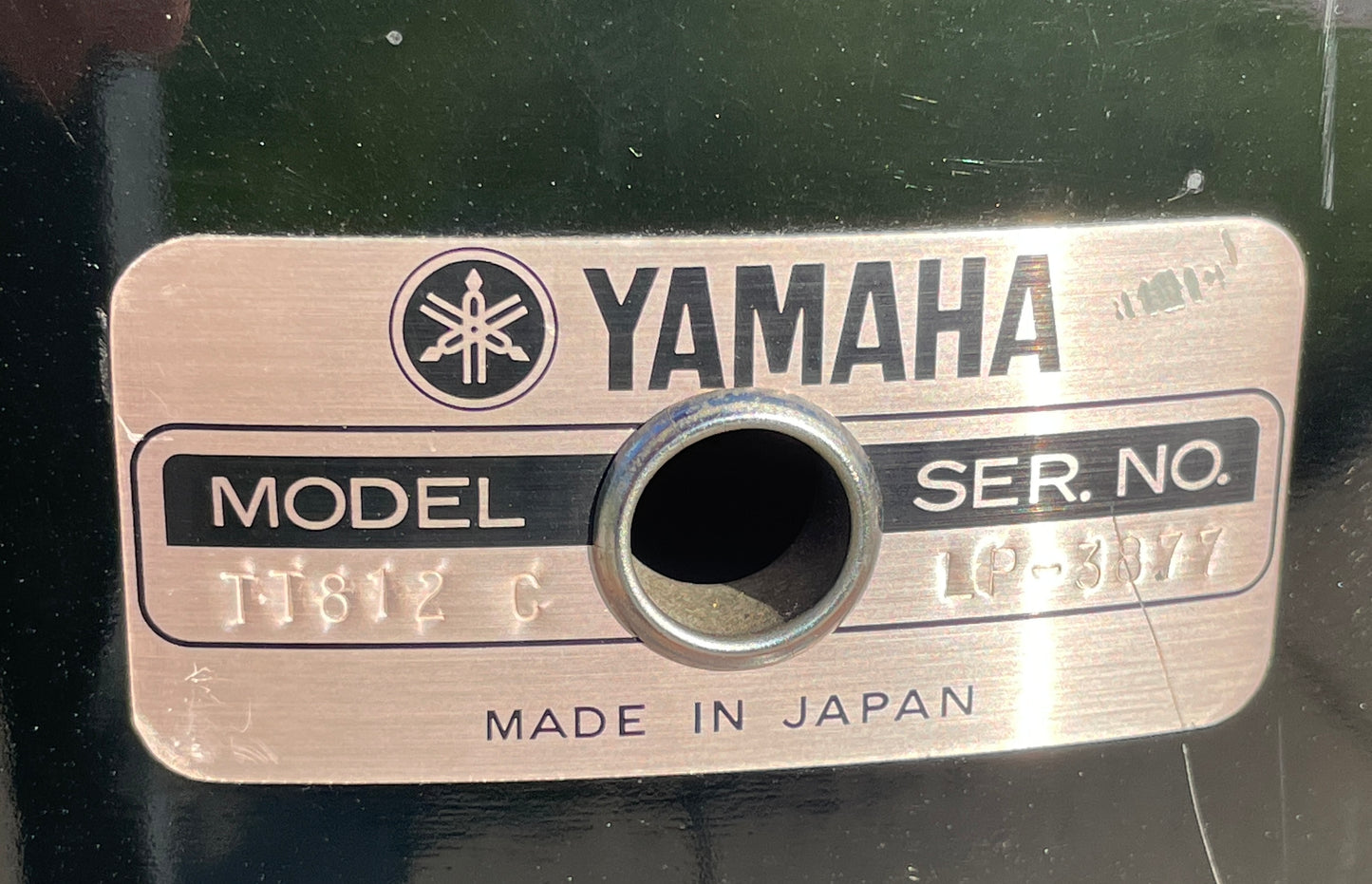 1985 Yamaha 8000 Tour Custom Drum Set 20/10/12/14 Solid Black MIJ