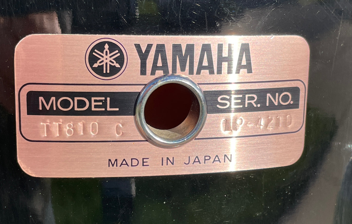 1985 Yamaha 8000 Tour Custom Drum Set 20/10/12/14 Solid Black MIJ