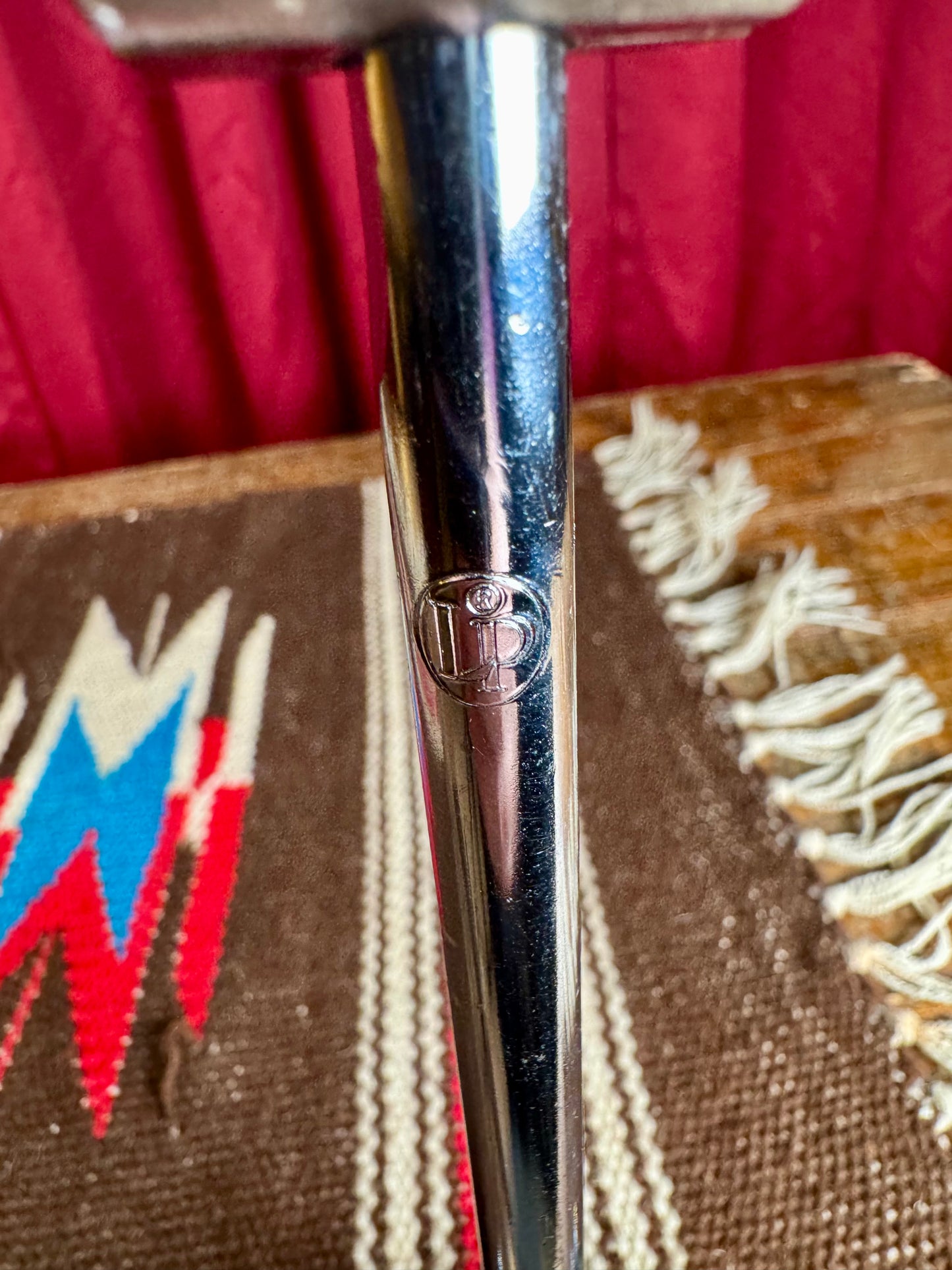 1960s-1970s Ludwig No. 1127 Bass Drum Hoop Mount Hi-Hat Brace 5/8"