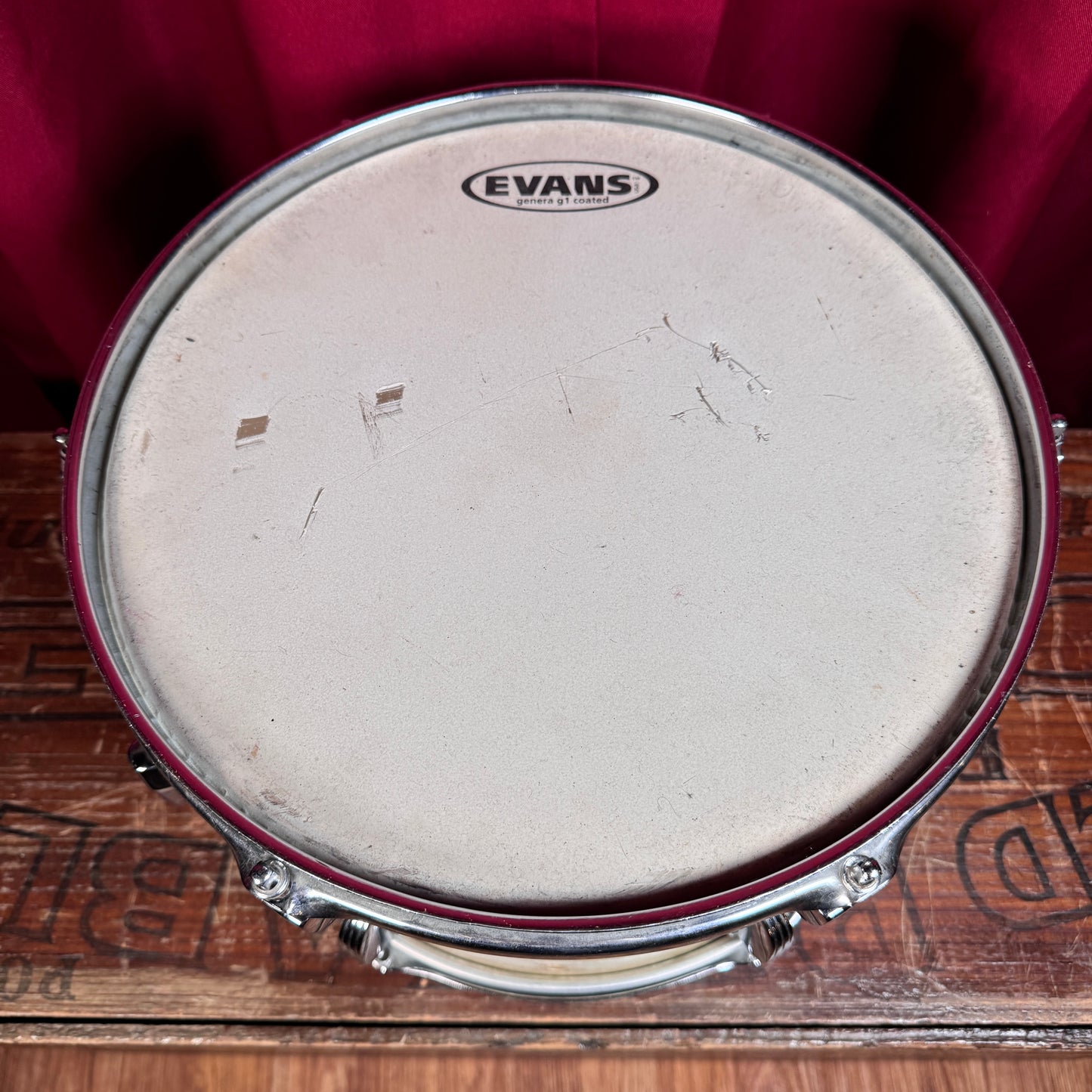 1960s Ludwig 8x12 Super Classic Tom Drum White Marine Pearl