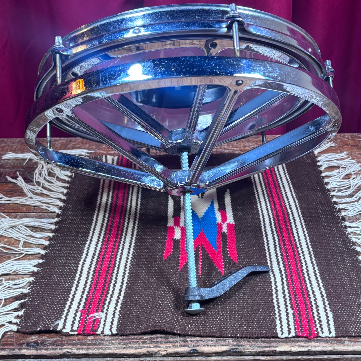 Vintage Remo 12" Roto Tom Drum Chrome RotoTom