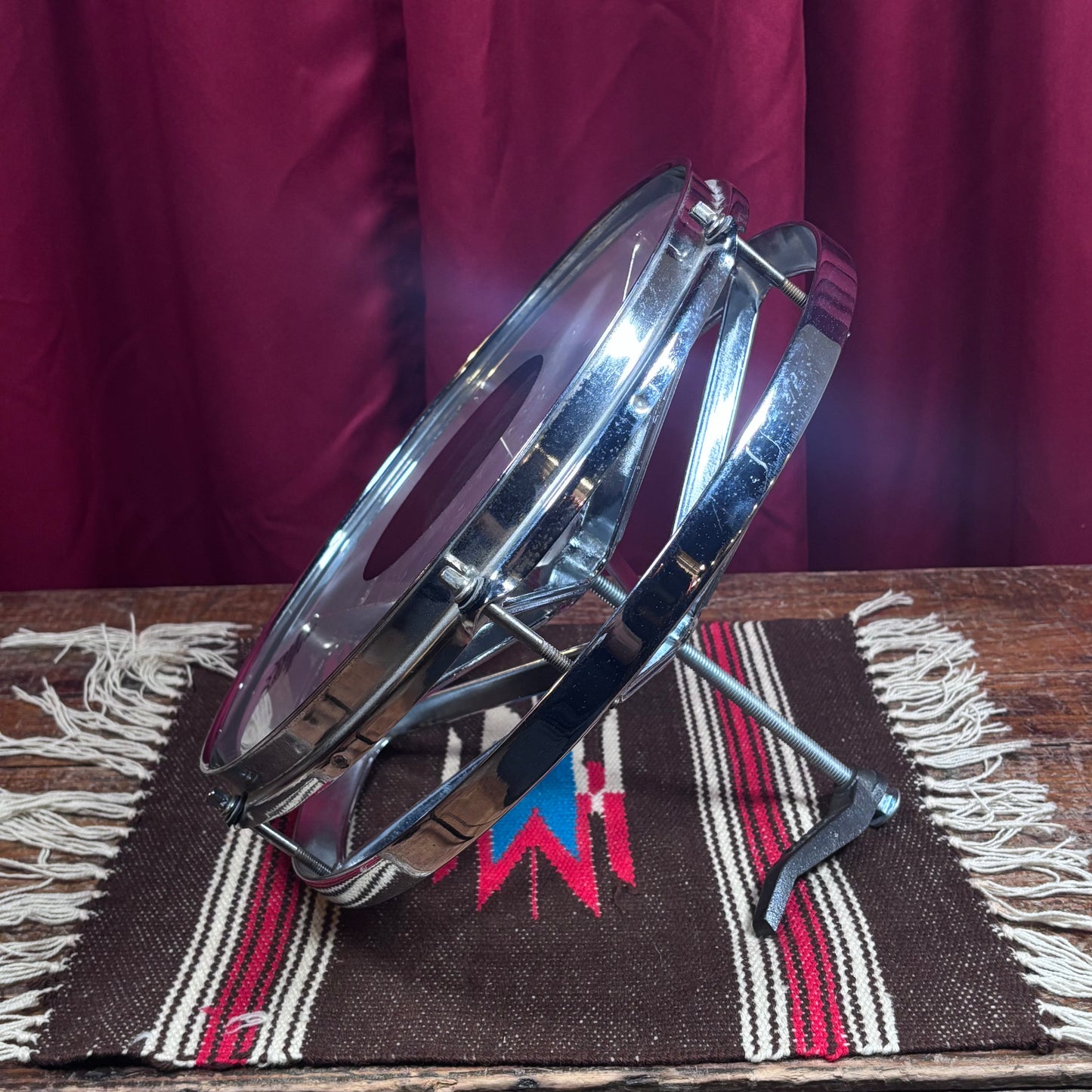 Vintage Remo 12" Roto Tom Drum Chrome RotoTom