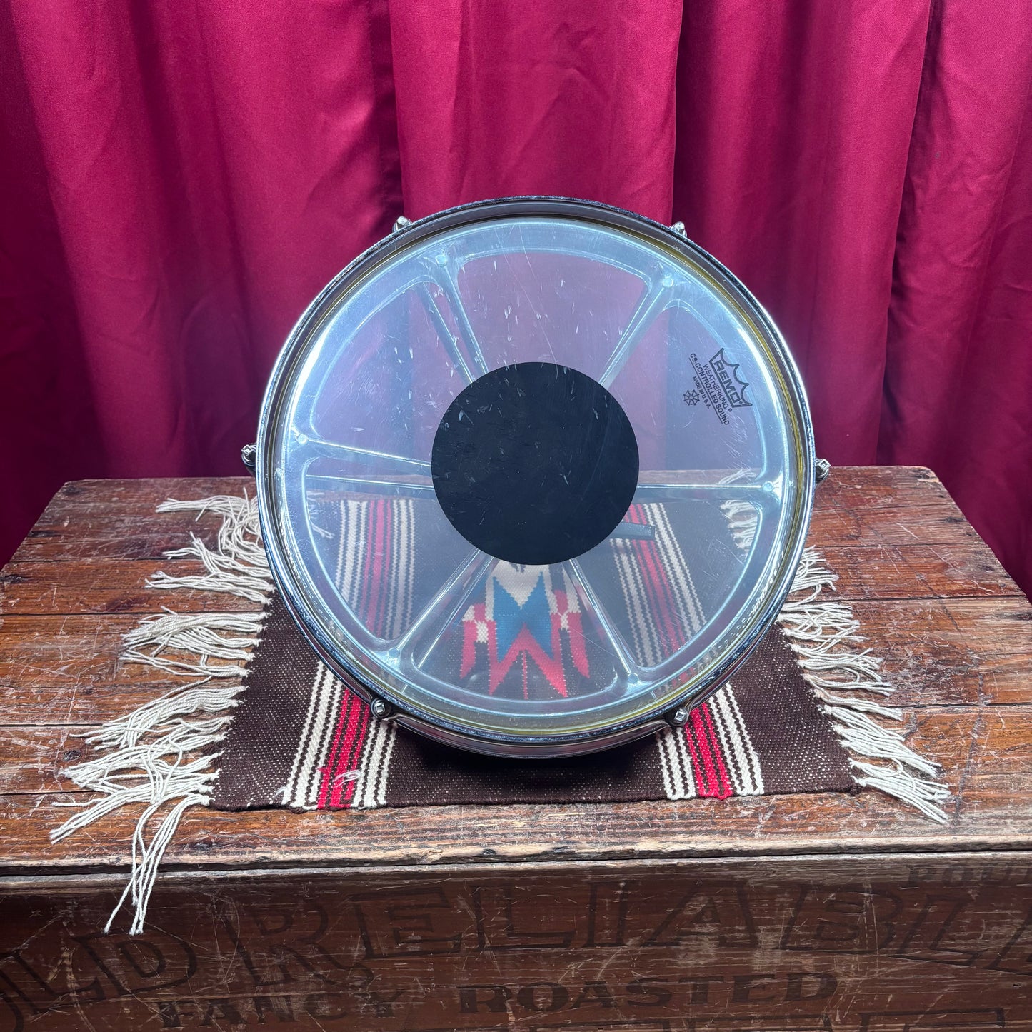 Vintage Remo 12" Roto Tom Drum Chrome RotoTom
