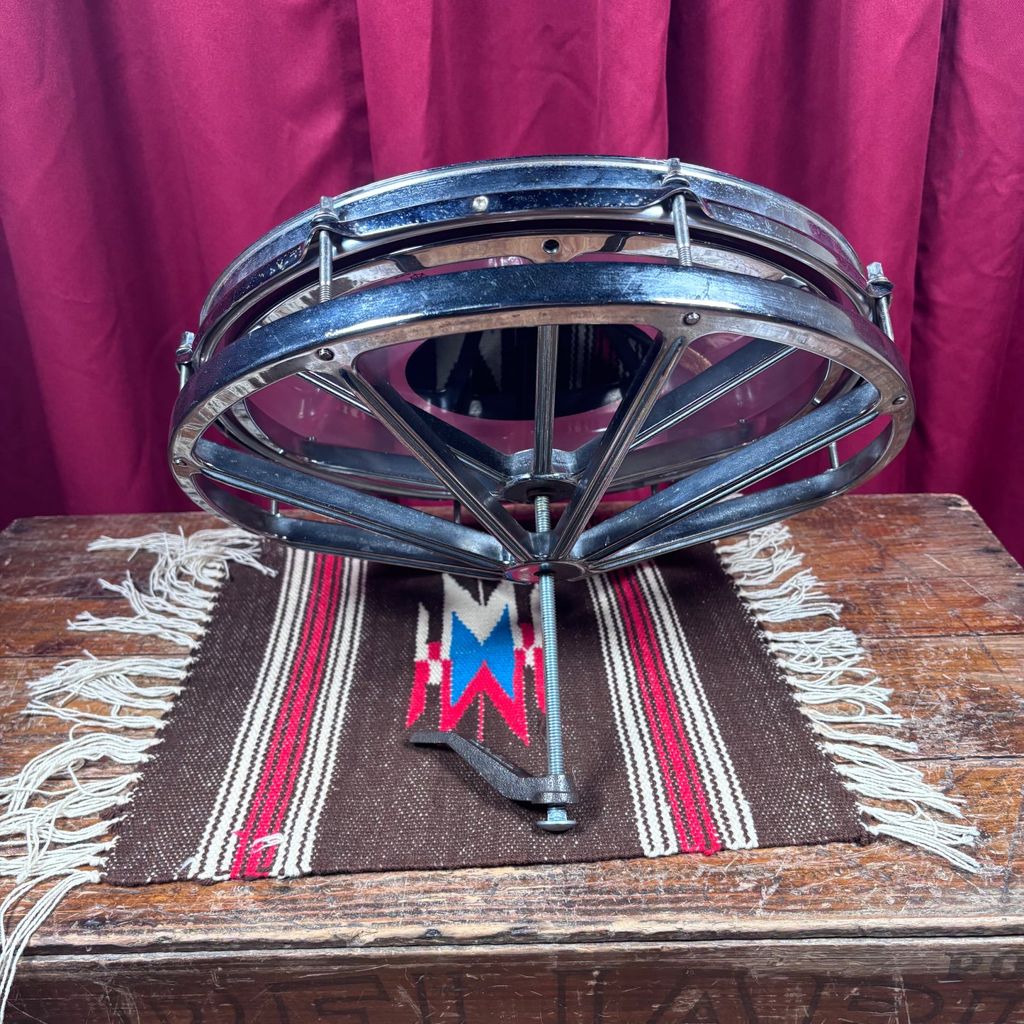 Vintage Remo 14" Roto Tom Drum Chrome RotoTom
