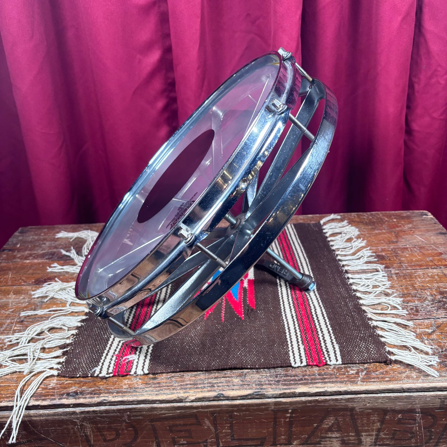 Vintage Remo 14" Roto Tom Drum Chrome RotoTom