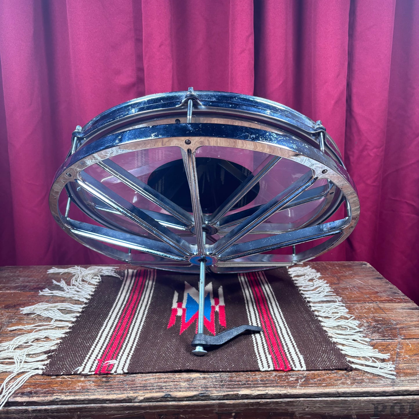 Vintage Remo 16" Roto Tom Drum Chrome RotoTom