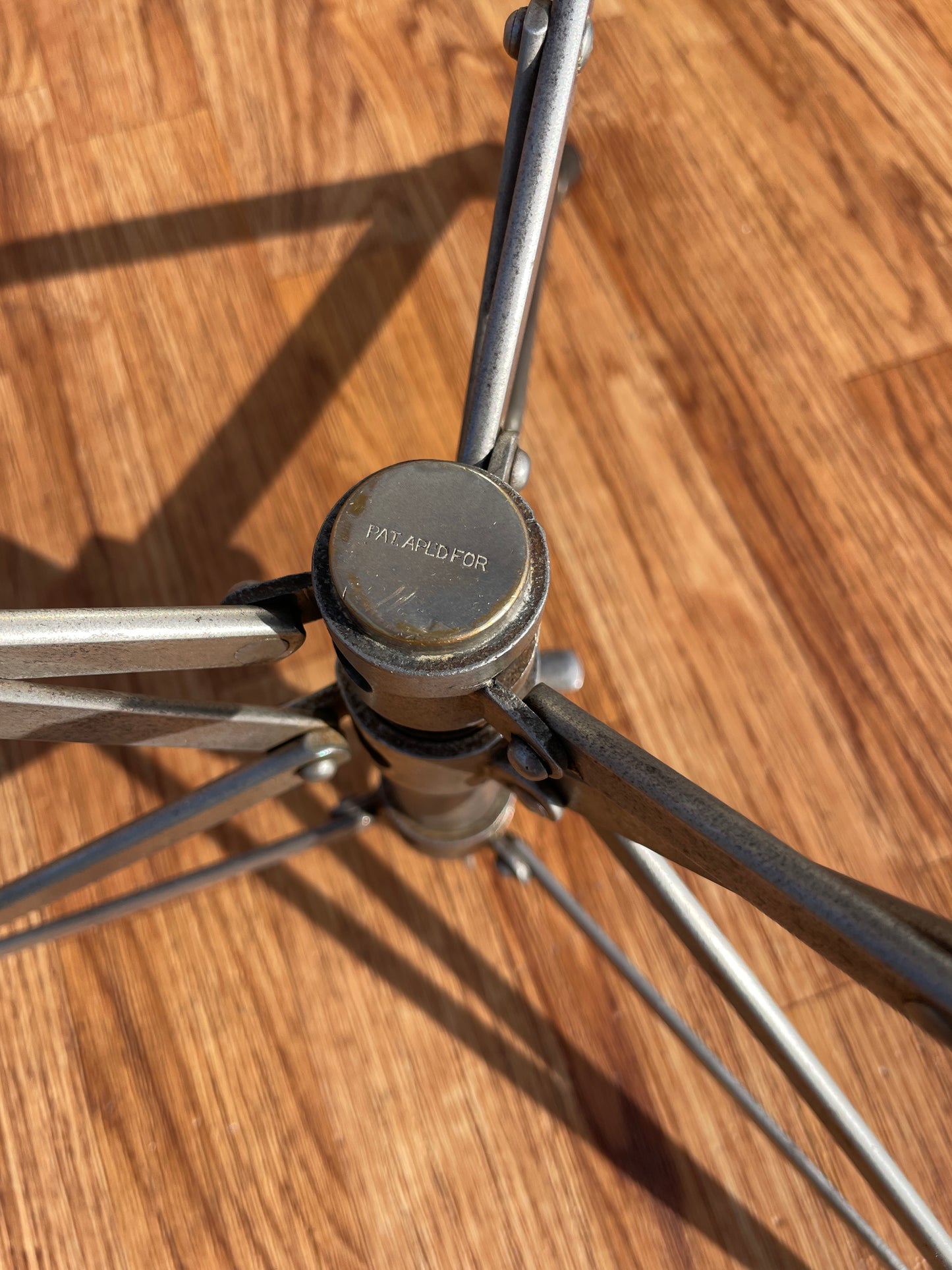 1930s Slingerland Barrett Deems 12x14 Radio King Tom Drum White Marine Pearl w/ Stand