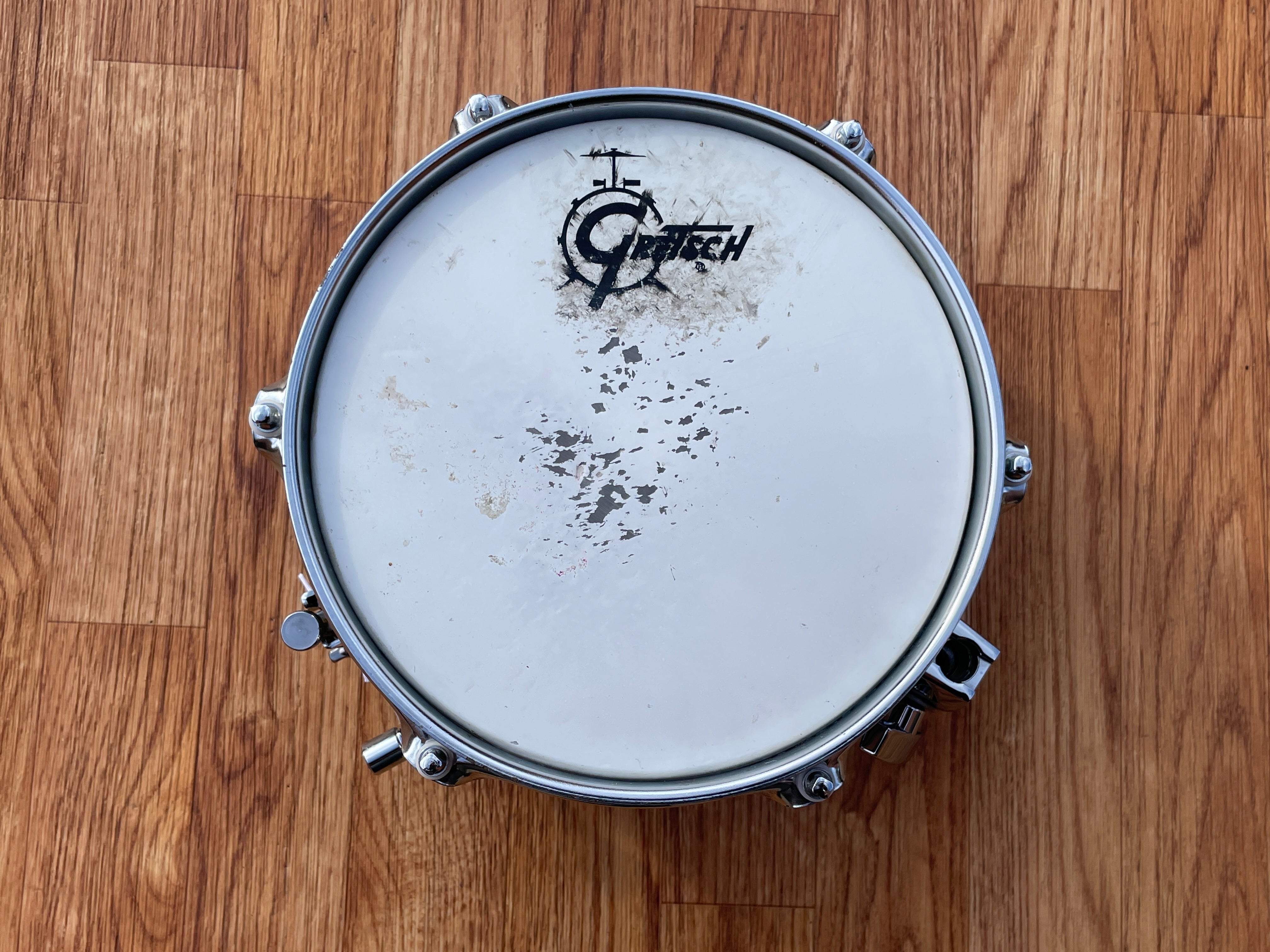 2000s Blackhawk by Gretsch 5.5x8 Mighty Mini Steel Snare Drum S