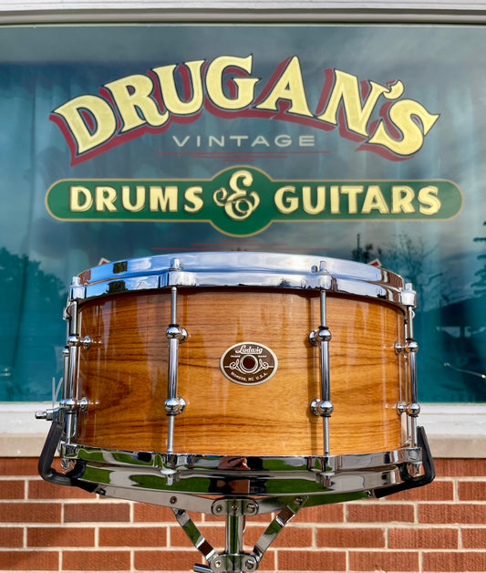 2003 Ludwig Classic Maple Exotic 6.5x14 Santos Rosewood Prototype Bun E. Carlos Snare Drum