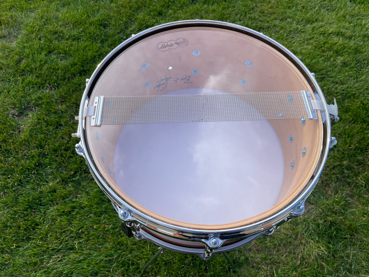 2003 Ludwig Classic Maple Exotic 6.5x14 Santos Rosewood Prototype Bun E. Carlos Snare Drum