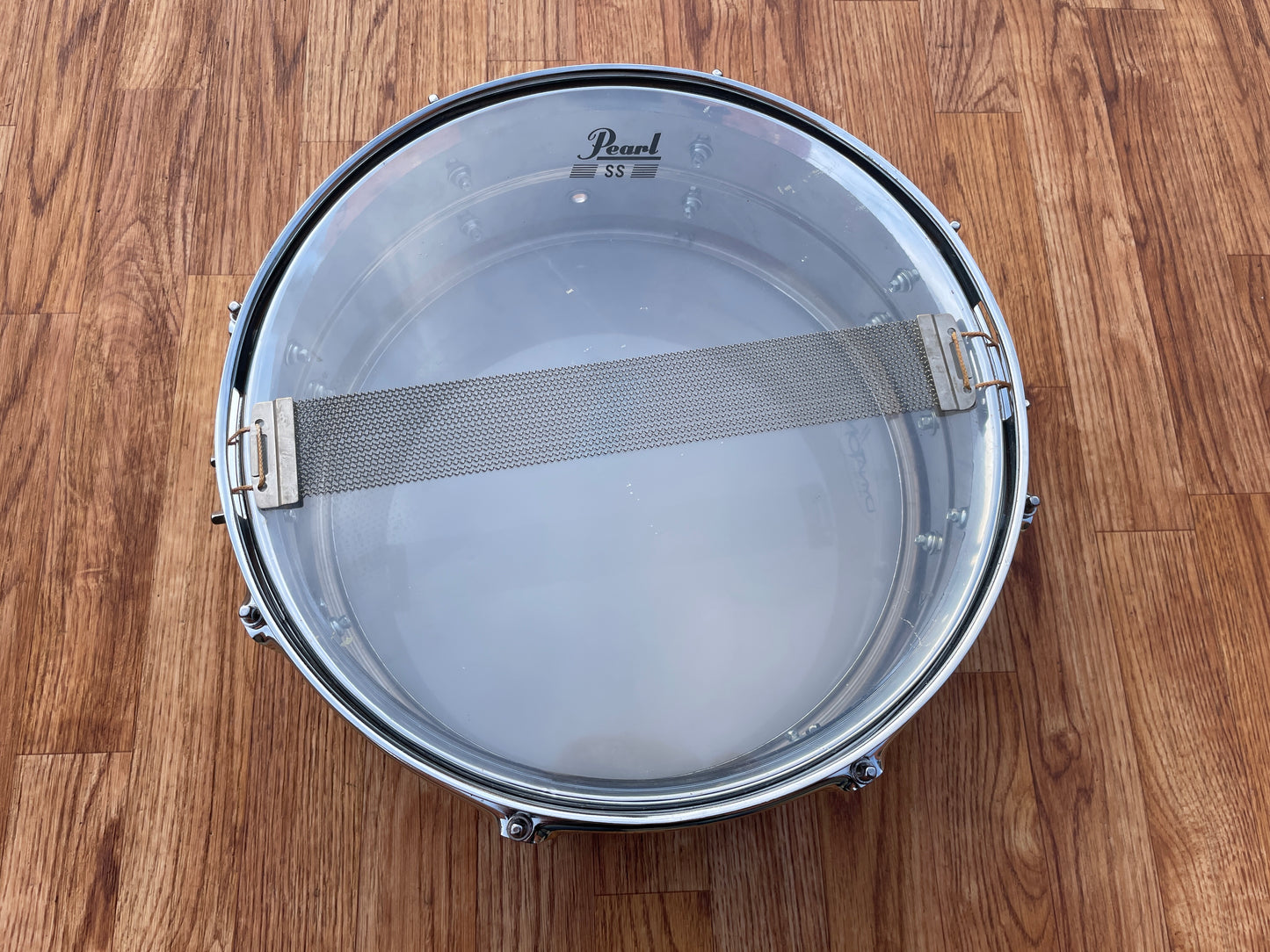 2000s Pearl Standard Steel 5.5x14 Snare Drum Mirror Chrome SS1455
