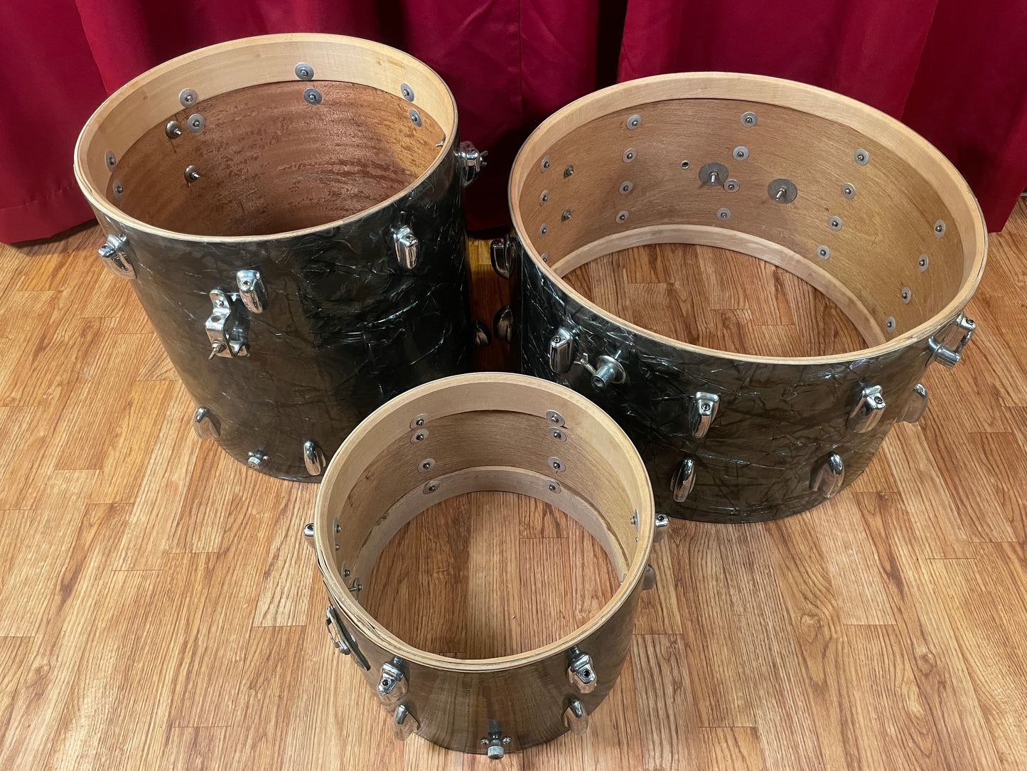 1950s Slingerland Radio King Drum Set 3pc 12x22/13/16