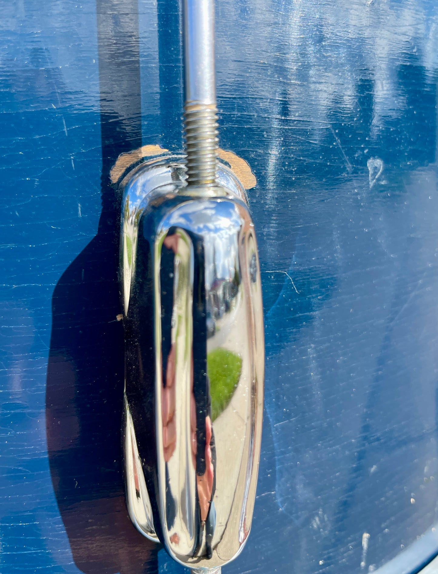 1960s Slingerland 7x14 Student Model No. 157 Snare Drum Blue Lacquer