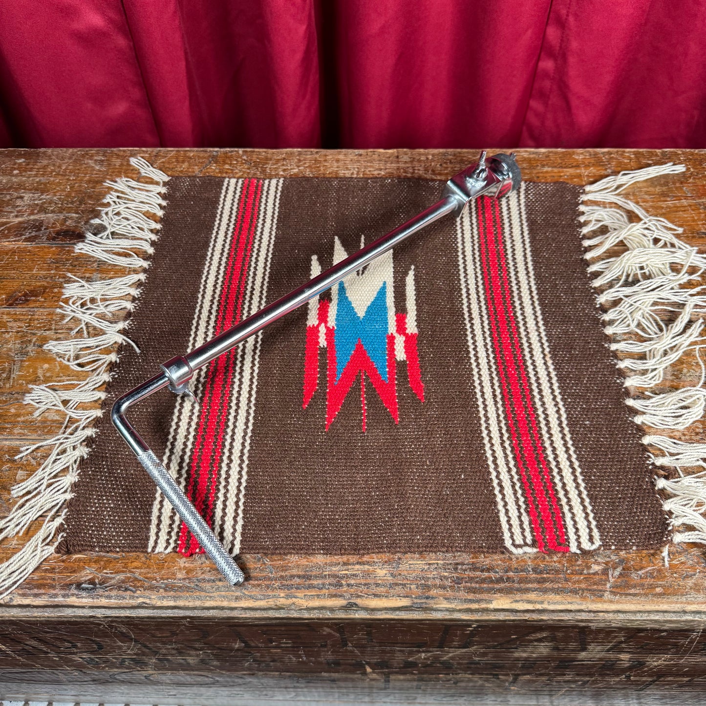 1960s Gretsch Telescoping L-Arm Cymbal Holder No. 4805 Round Badge Era * MINTY *