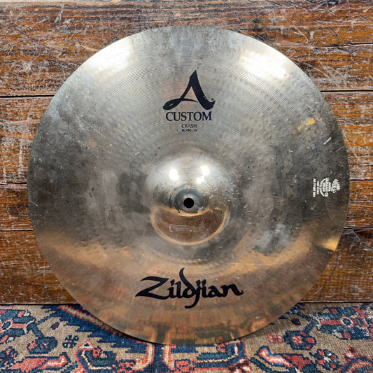 16" Zildjian A Custom Crash Cymbal Brilliant 1100g *Video Demo*