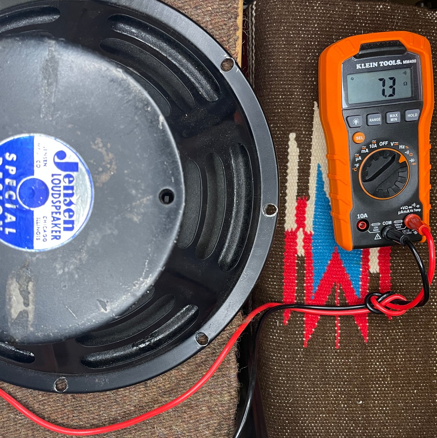 1962 Jensen 10" C10N Speaker 8 Ohms (Stock #1)