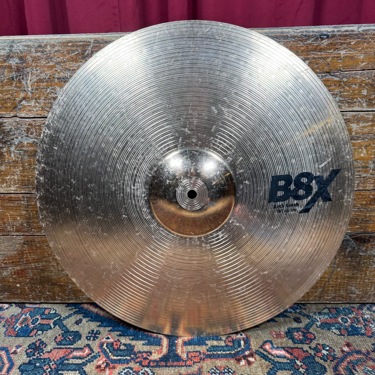 18" Sabian B8X Rock Crash Cymbal 1672g *Video Demo*