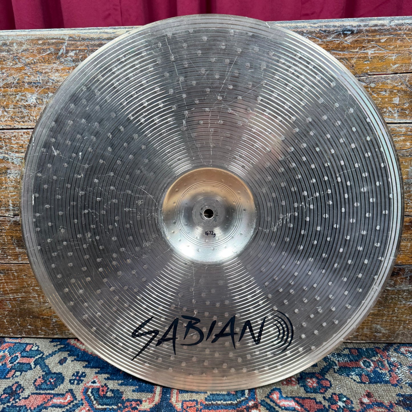 18" Sabian B8X Rock Crash Cymbal 1672g *Video Demo*