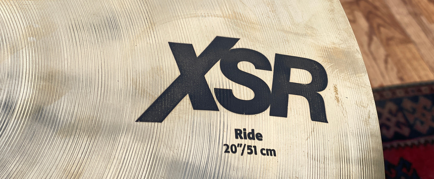 20" Sabian XSR Ride Cymbal 2592g *Video Demo*