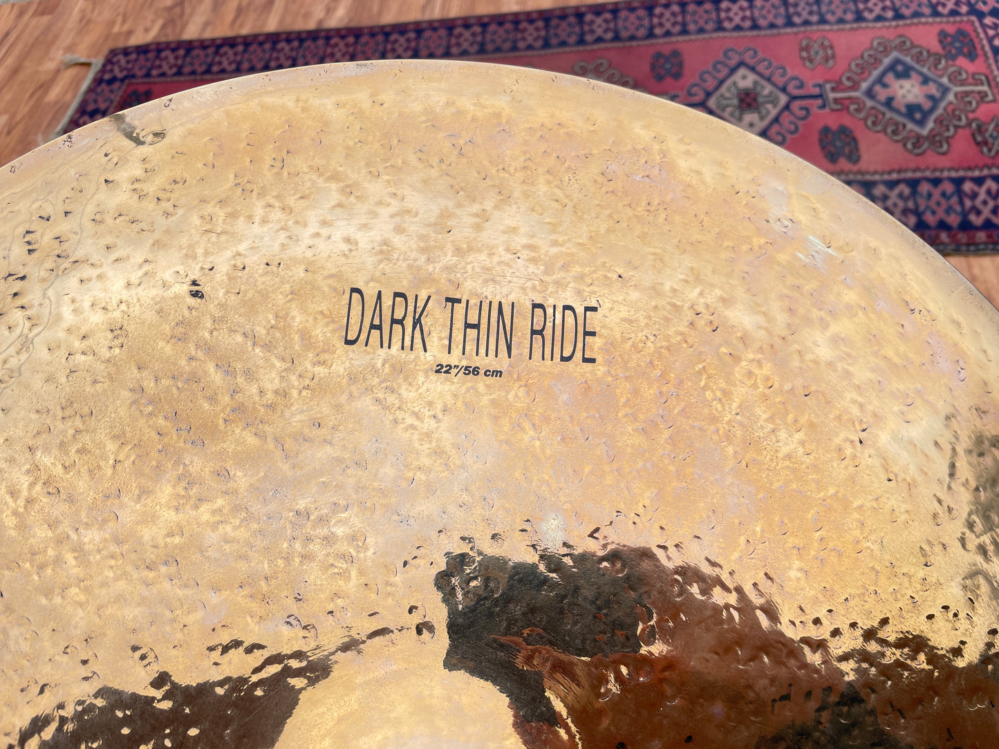 No Longer Made 22" Zildjian K Dark Thin Ride Cymbal 2540g *Video Demo*