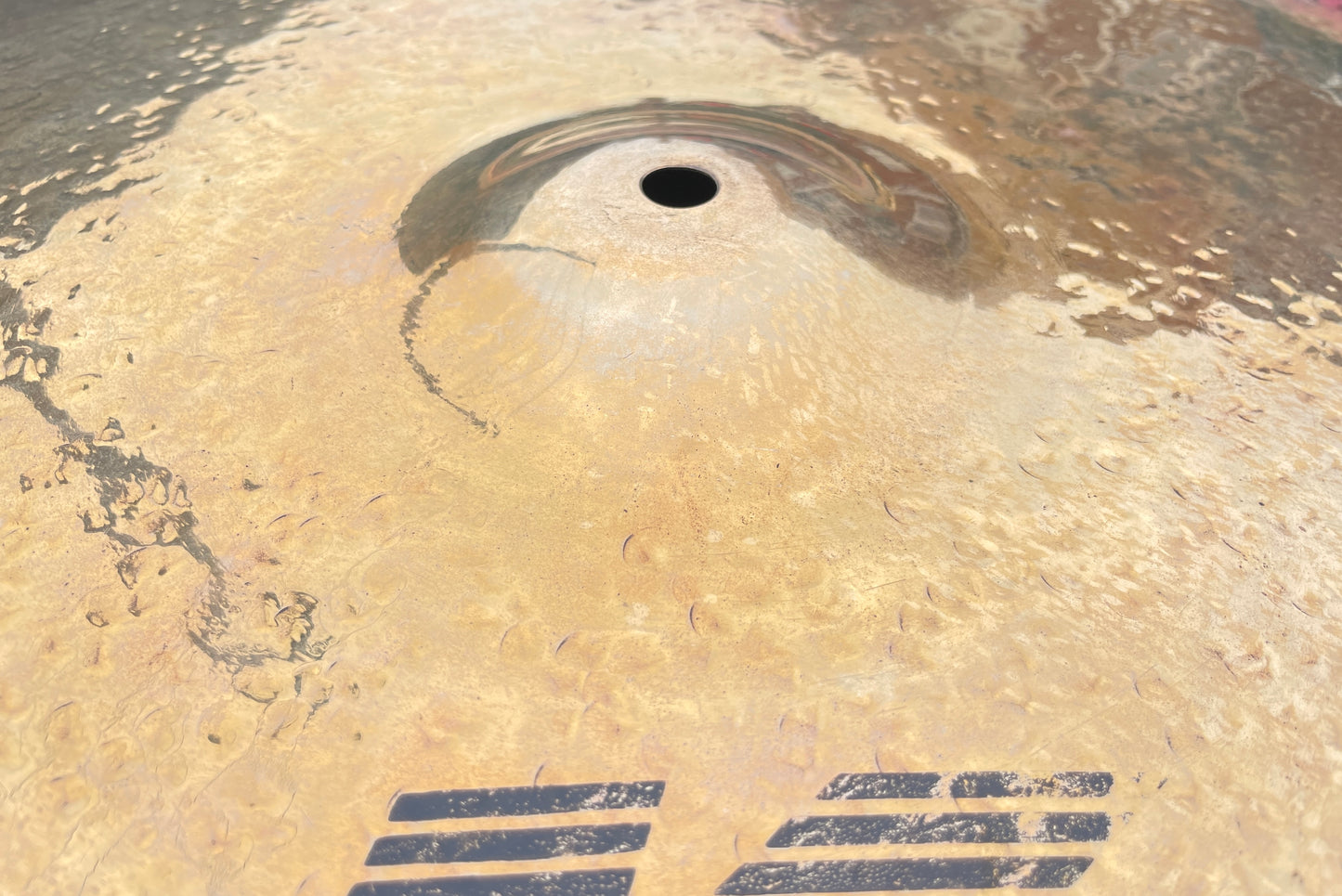 No Longer Made 22" Zildjian K Dark Thin Ride Cymbal 2540g *Video Demo*