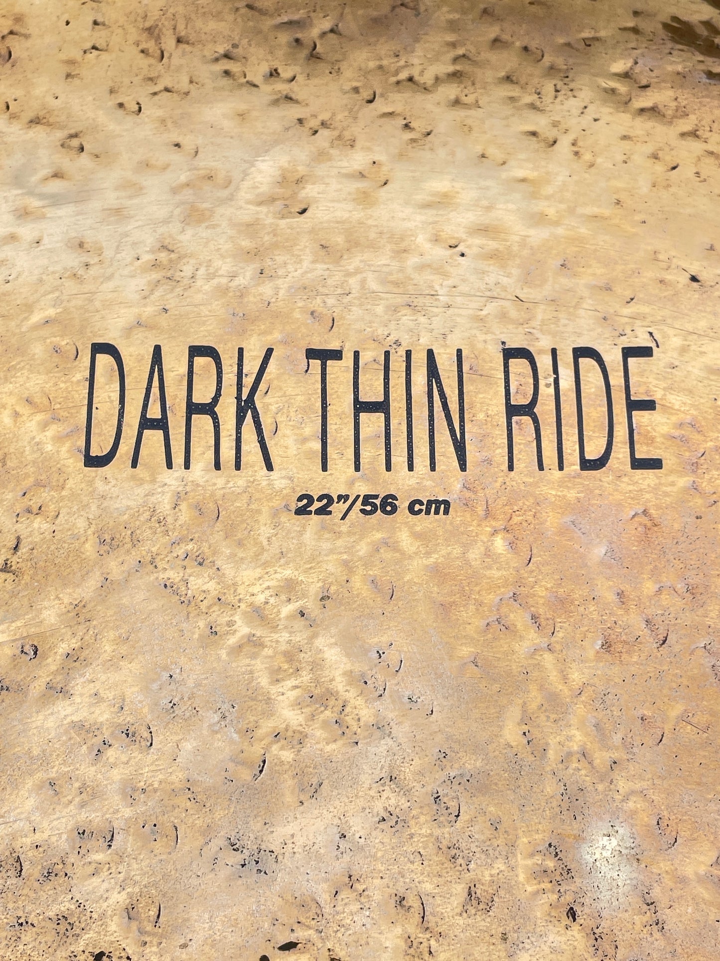No Longer Made 22" Zildjian K Dark Thin Ride Cymbal 2540g *Video Demo*