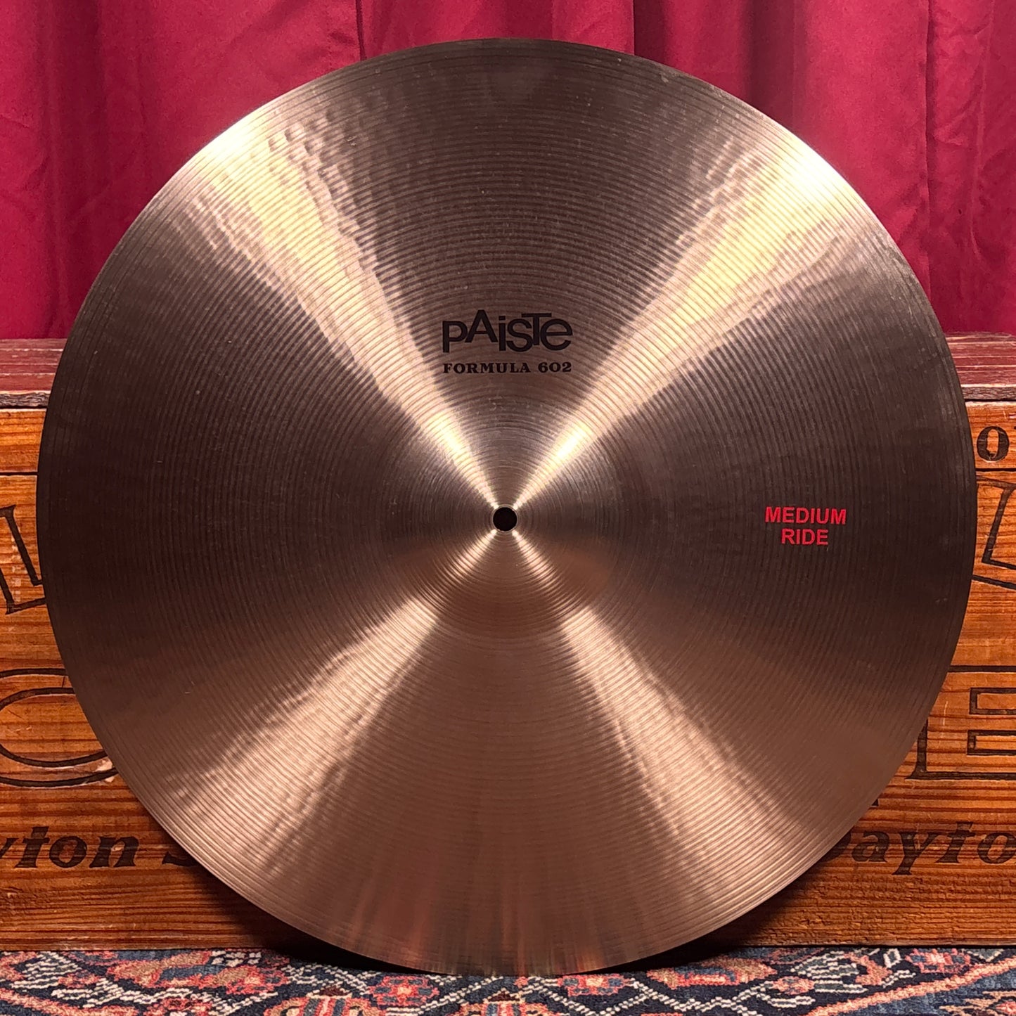 20" Paiste Formula 602 Ride Cymbal 2374g *Video Demo*