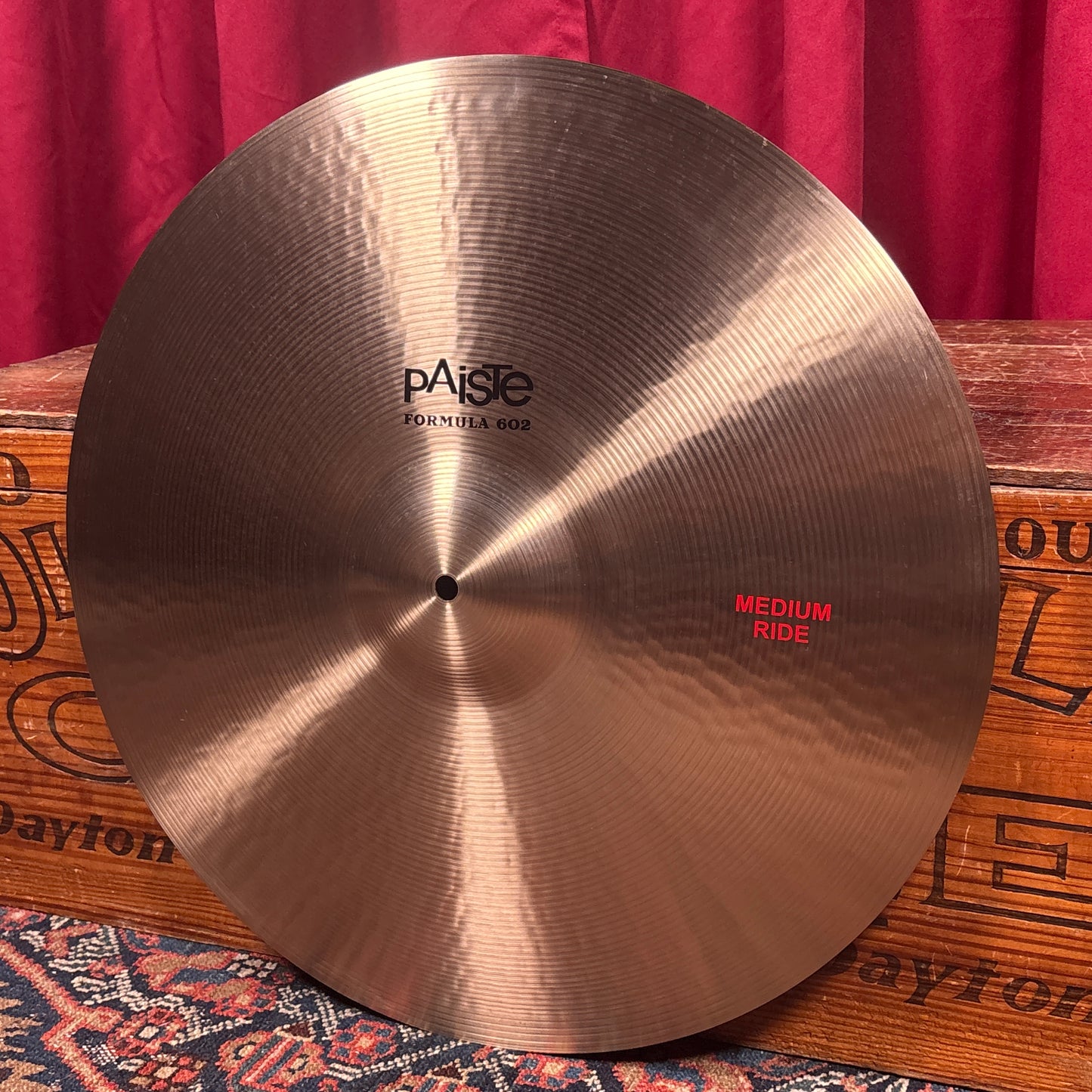 20" Paiste Formula 602 Ride Cymbal 2374g *Video Demo*
