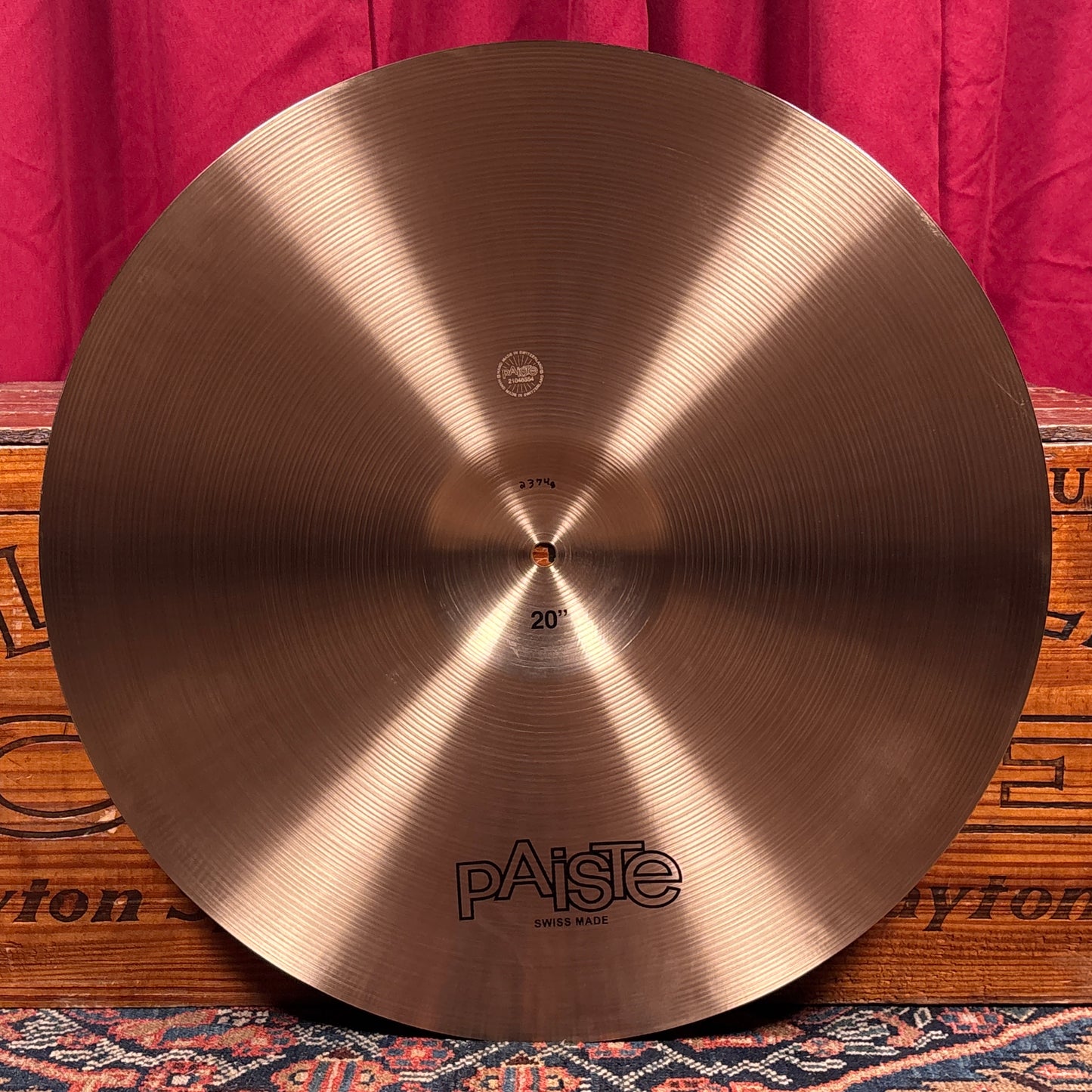20" Paiste Formula 602 Ride Cymbal 2374g *Video Demo*