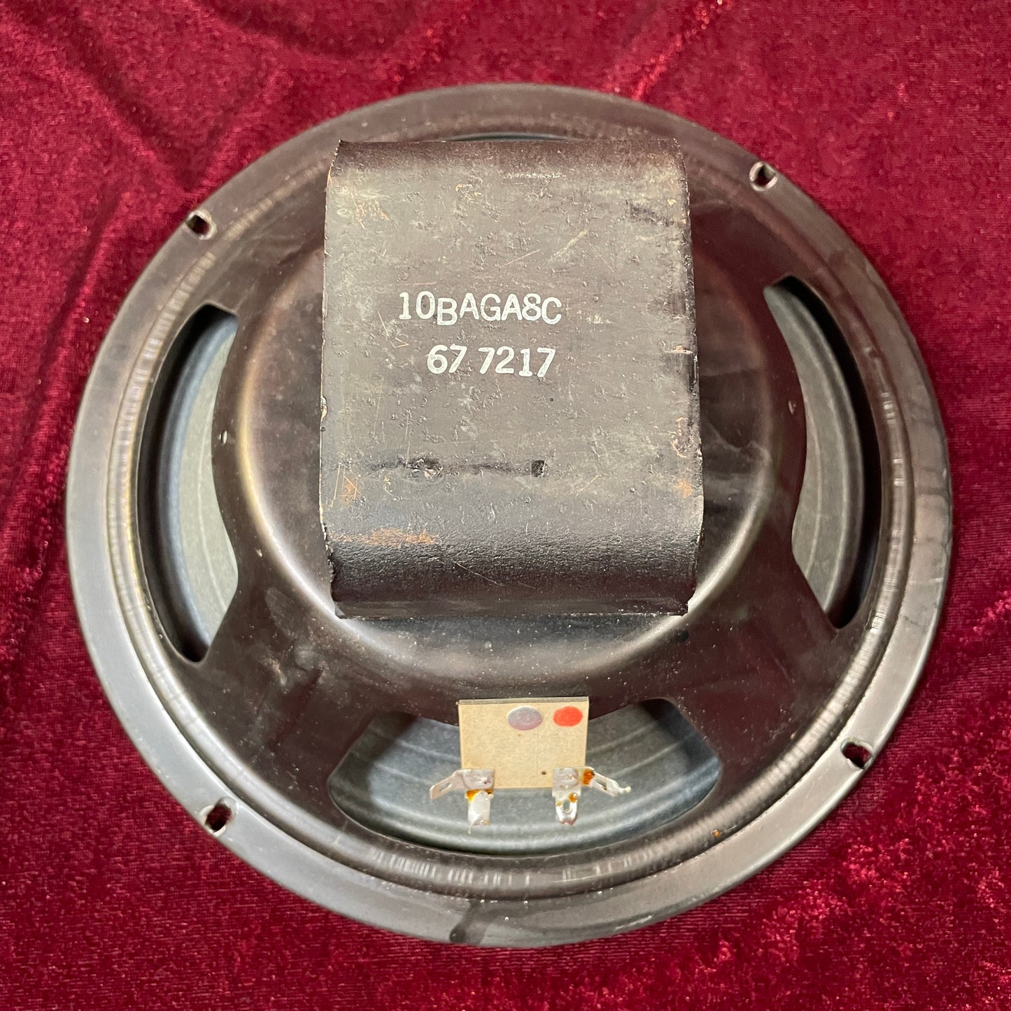 1972 Eminence 10" 10BAGA8C Alnico Speaker 8 Ohm (Stock #41)
