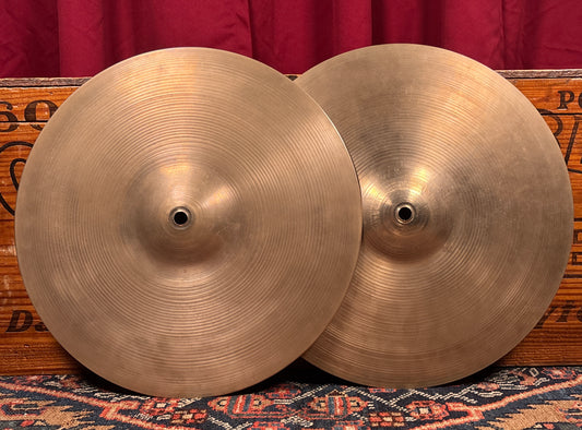 14" Zildjian A 1960s Hi-Hat Cymbal Pair 890g/956g *Video Demo*