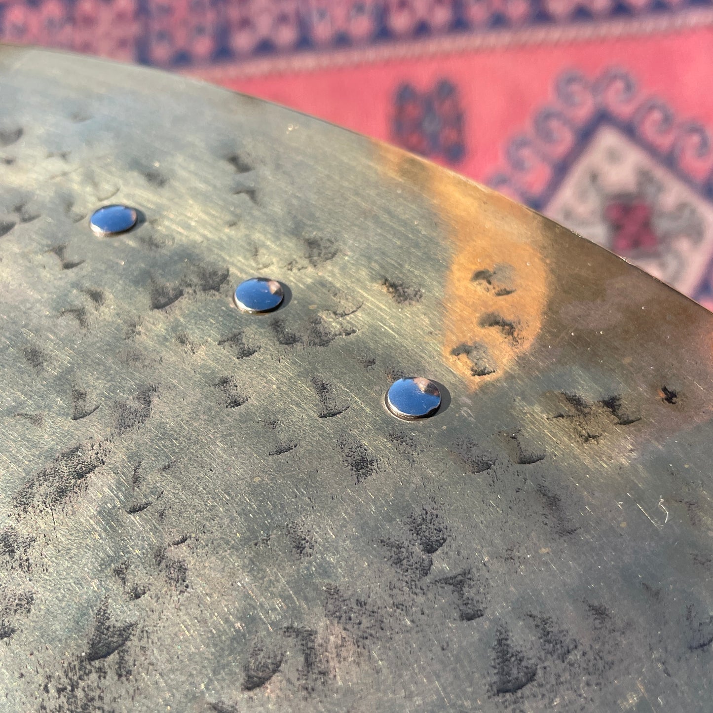 Rare No Longer Made 19" K Zildjian Dark Thin Crash Ride Cymbal w/ Rivets 1486g *Video Demo*