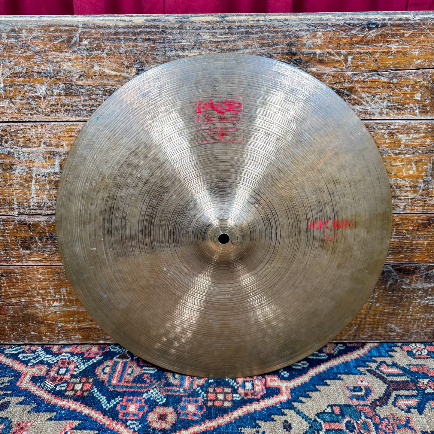 16" Paiste 1981 2002 Medium Crash Cymbal 1172g *Video Demo*