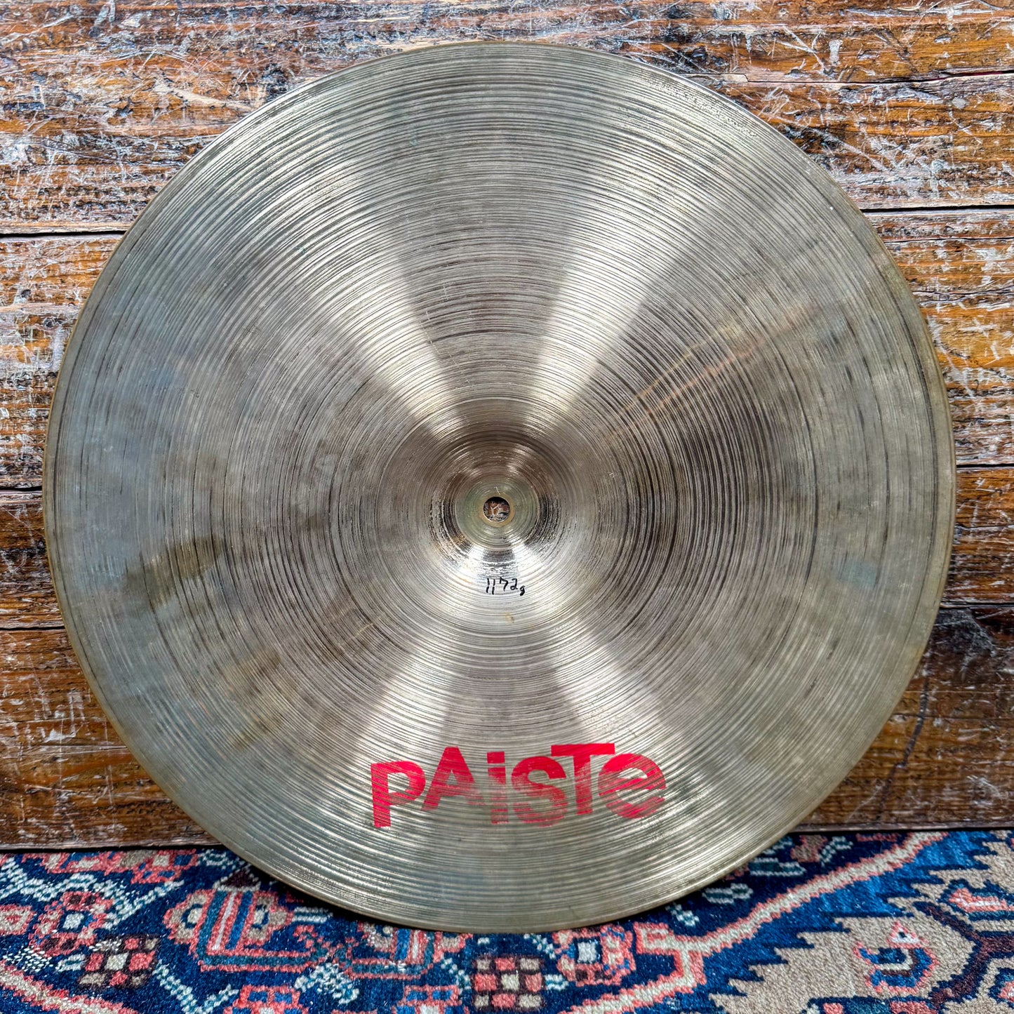 16" Paiste 1981 2002 Medium Crash Cymbal 1172g *Video Demo*