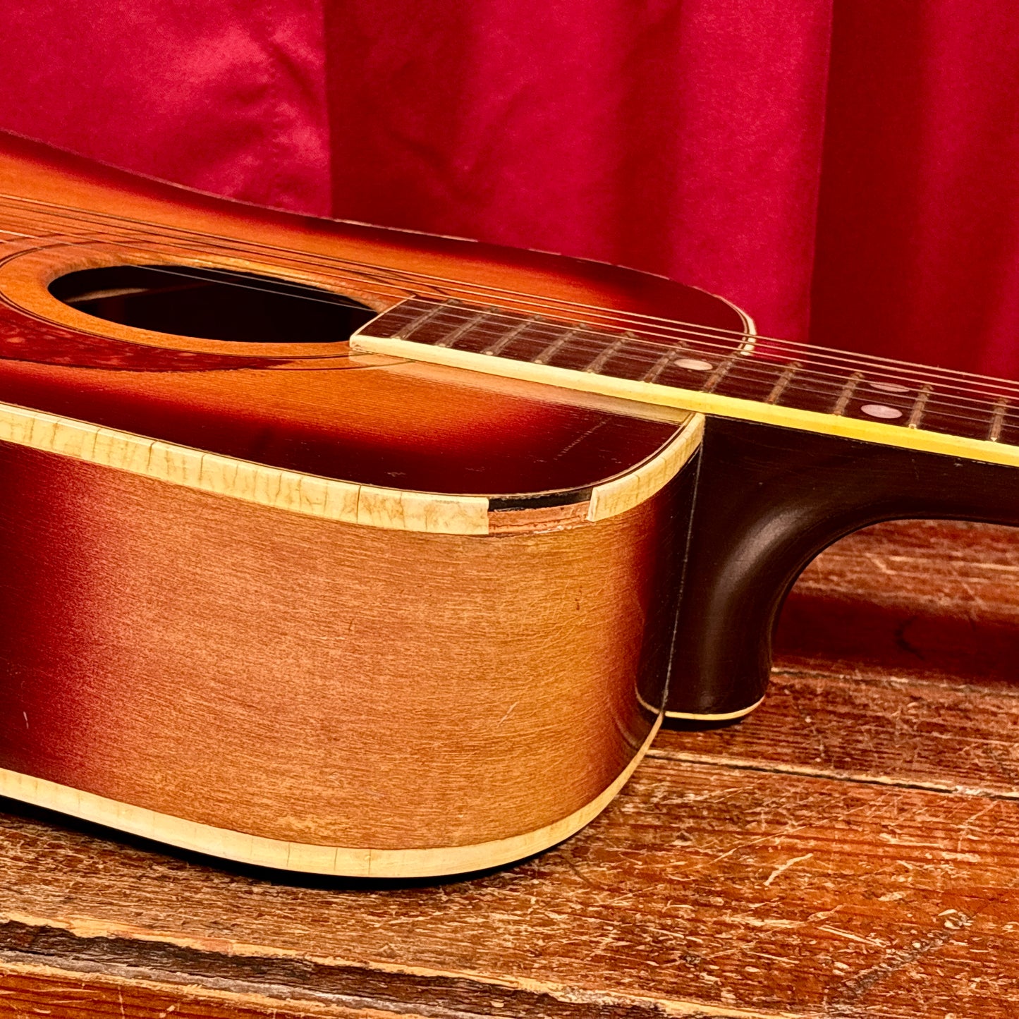1950s Premier A300 Dreadnought Acoustic Guitar Sunburst
