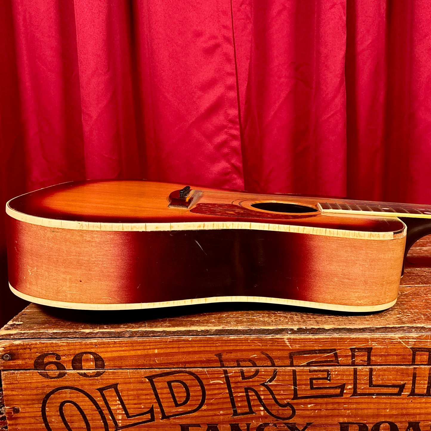 1950s Premier A300 Dreadnought Acoustic Guitar Sunburst