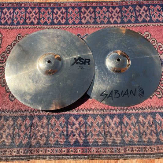 14" Sabian XSR Hi-Hat Cymbal Pair 1004g/1314g *Video Demo*