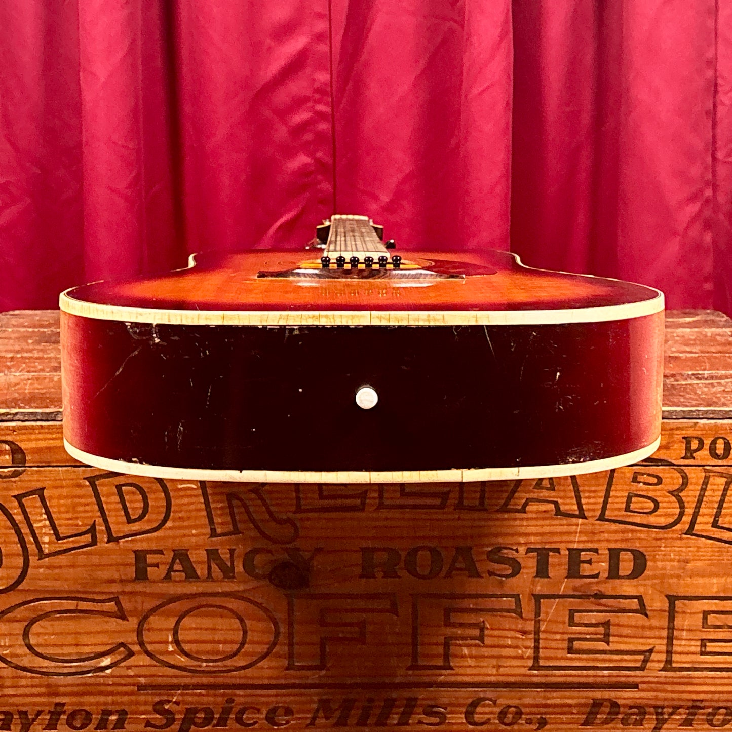 1950s Premier A300 Dreadnought Acoustic Guitar Sunburst