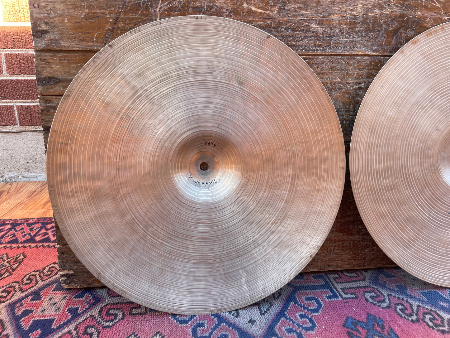 Collector's Clean 15" K. Zildjian Istanbul 1950s Intermediate Stamp Hi-Hat Cymbal Pair 864g/1072g *Video Demo*